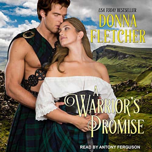 Audiobook cover for A Warrior's Promise audiobook by Donna Fletcher