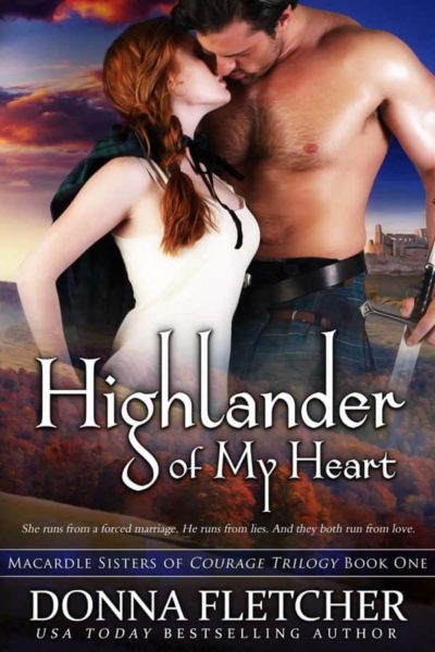 Book cover for Highlander of My Heart by Donna Fletcher