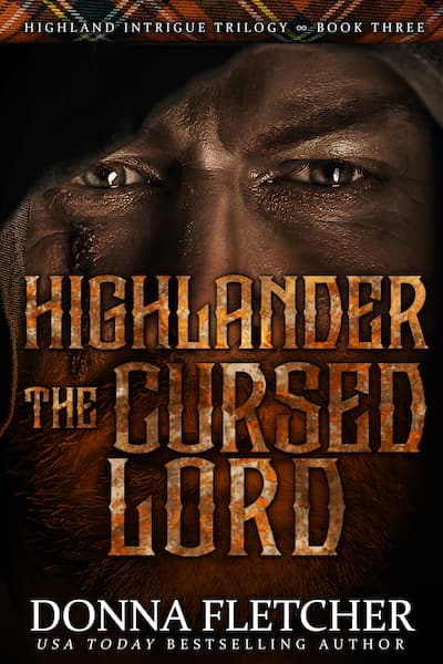 Book cover for Highlander the Cursed Lord by Donna Fletcher