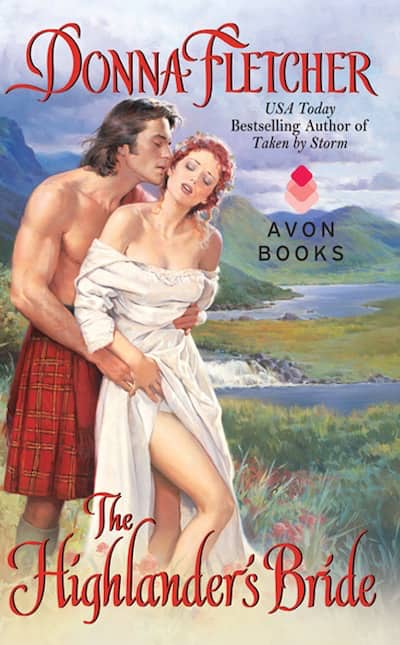 Book cover for The Highlander's Bride by Donna Fletcher