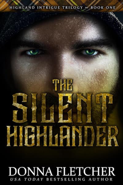 Book cover for The Silent Highlander by Donna Fletcher