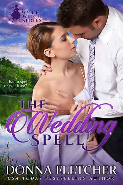 Book cover for The Wedding Spell by Donna Fletcher