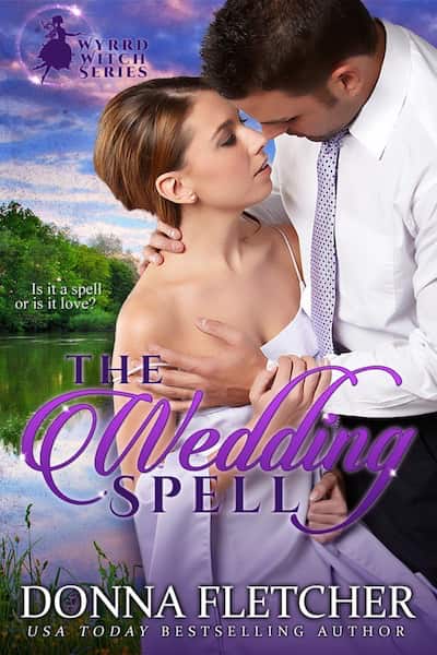 Book cover for The Wedding Spell by Donna Fletcher