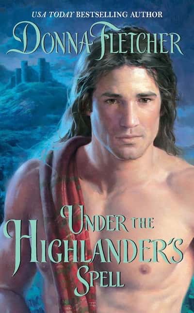 Book cover for Under the Highlander's Spell by Donna Fletcher